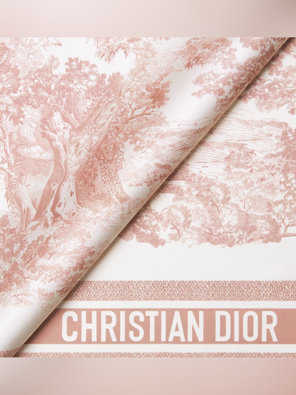 NWT Christian Dior Toile de Jouy Sauvage 90 Square Scarf